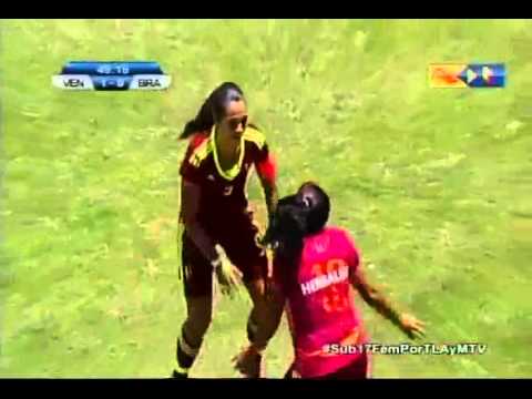 El gol de Deyna Castellanos y Daniuska Rodríguez contra Brasil
