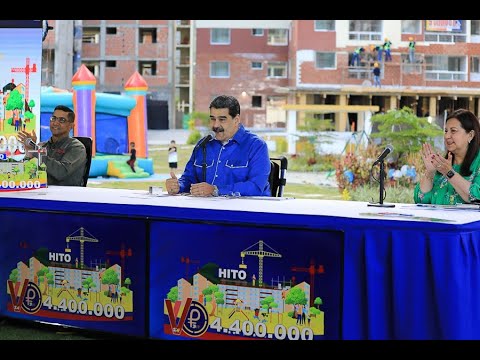 Maduro celebró hogar 4.400.000 construido por la Gran Misión Vivienda Venezuela, 29 diciembre 2022