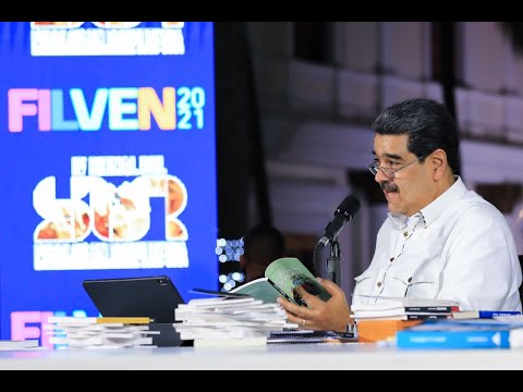 Inauguración de FILVEN 2021 (Feria Internacional del Libro de Venezuela) por el Presidente Maduro
