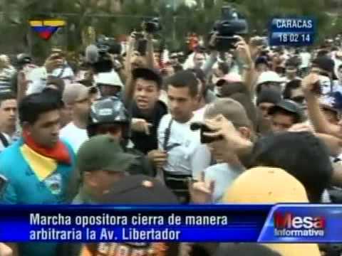 Trancas y guarimbas de oposición venezolana este martes 18 de febrero, reporta Jorge Amorín