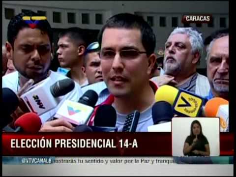 Vota la familia del Comandante Chávez y Jorge Arreaza declara este 14 de abril
