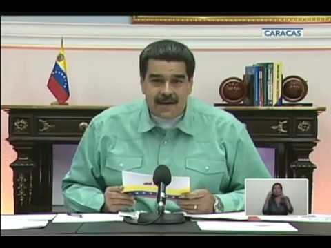 Nicolás Maduro hace anuncios en jueves de salud, 6 de junio de 2019