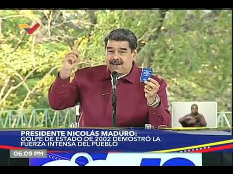 Maduro en aniversario de la Fundación Barrio Adentro, 21 abril 2022