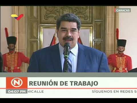 Presidente Nicolás Maduro, rueda de prensa, 7 enero 2019 desde Miraflores