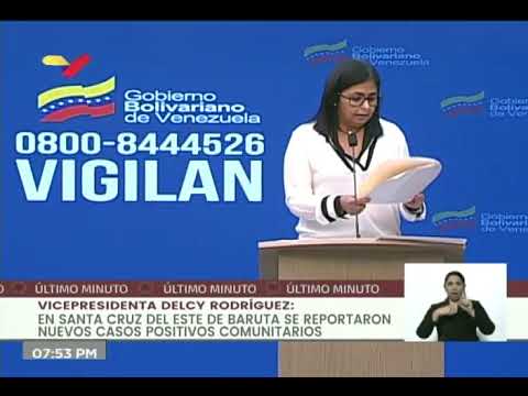 Reporte Coronavirus Venezuela, 18/05/2020: Hay 77 nuevos casos, informó Delcy Rodríguez