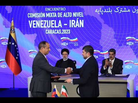 Presidentes de Venezuela e Irán firman acuerdos y dan declaraciones, 12 de junio de 2023