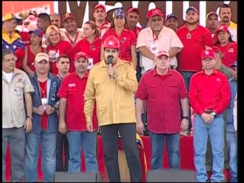 Presidente Nicolás Maduro, cadena completa desde estado Bolívar, 25 febrero 2015