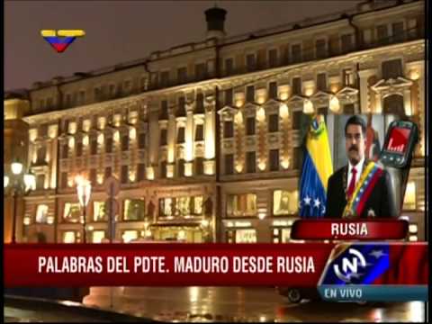 Declaraciones de Nicolás Maduro tras reunirse con Vladimir Putin, 15 enero 2015