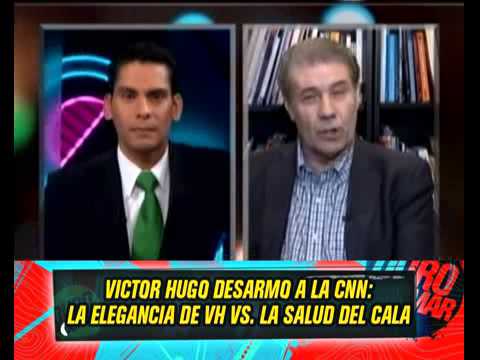 VICTOR HUGO DESARMO A LA CNN 21-05-13