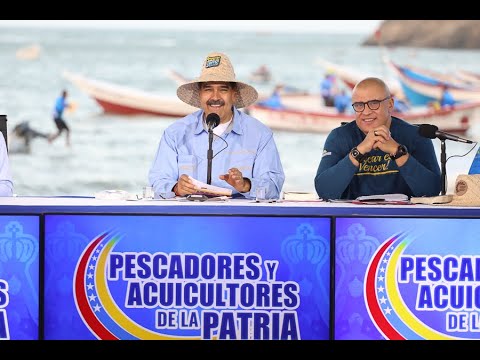 Maduro celebra el Día del Pescador en el estado Sucre