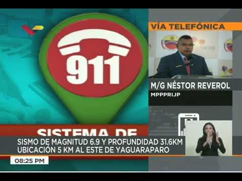 Nestor Reverol a las 8:23 pm sobre el sismo y la &quot;Torre de David&quot; en Caracas