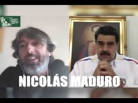 Nicolás Maduro entrevistado por Alfredo Serrano Mancilla para Radio La Pizarra, 18 de abril de 2020