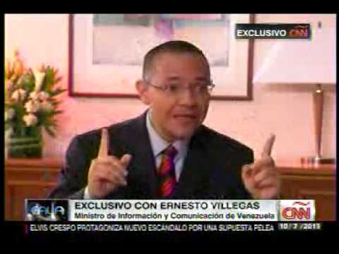 Entrevista a Ernesto Villegas por Ismael Cala CNN Parte 1