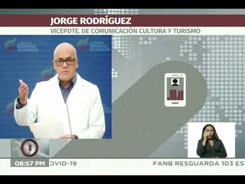 Reporte Coronavirus Venezuela, 22/06/2020: Jorge Rodríguez informa de 130 casos y 2 fallecidos