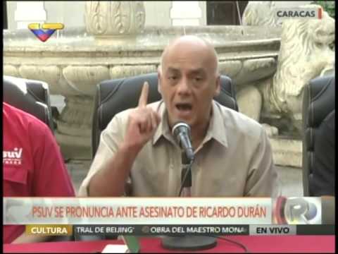 PSUV denuncia que muerte de Ricardo Durán fue un &quot;asesinato por encargo&quot;