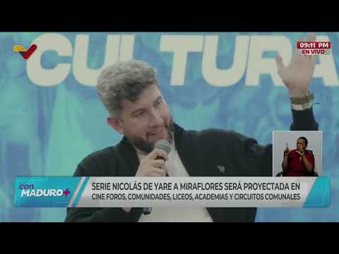 Maduro entrevista al equipo de la serie &quot;Nicolás: De Yare a Miraflores&quot;