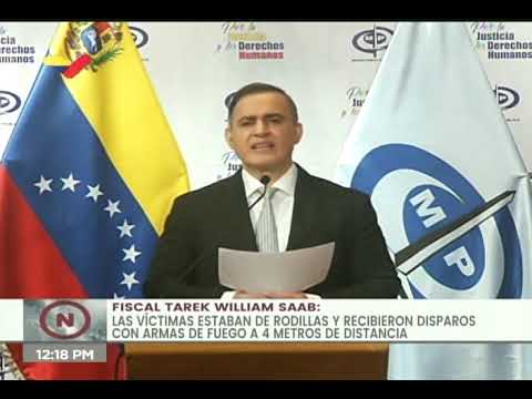 Fiscal General sobre asesinato por el FAES de dos jóvenes de La Guacayama TV en Cabimas