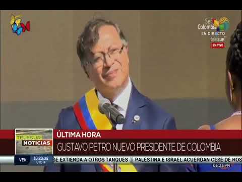 Gustavo Petro y Francia Márquez juramentados como Presidente y Vicepresidenta de Colombia