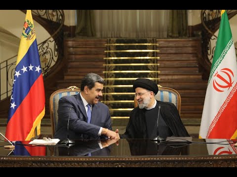 Maduro y el Presidente de Irán, Ebrahim Raisi, firman acuerdos, 11 de junio de 2022