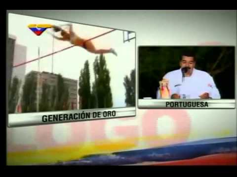 Nicolás Maduro felicita a Robeilys Peinado, medallista de oro en Ucrania en salto con garrocha