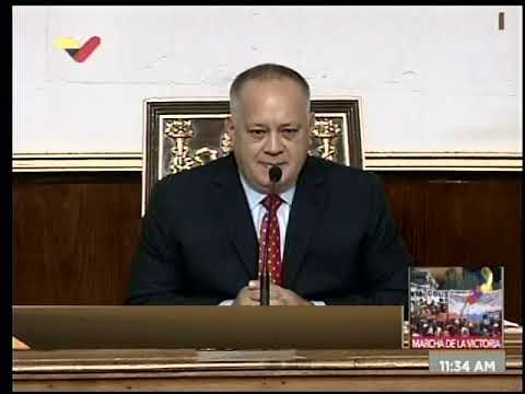 Diosdado Cabello dedica sesión de la ANC a Orlando Figuera, joven quemado vivo en las guarimbas