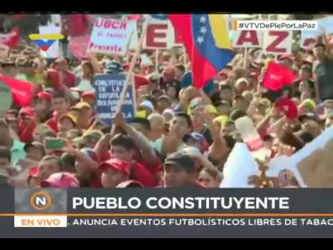 Candidatos a la Constituyente Adán Chávez y Diosdado Cabello desde Barinas, 2 junio 2017