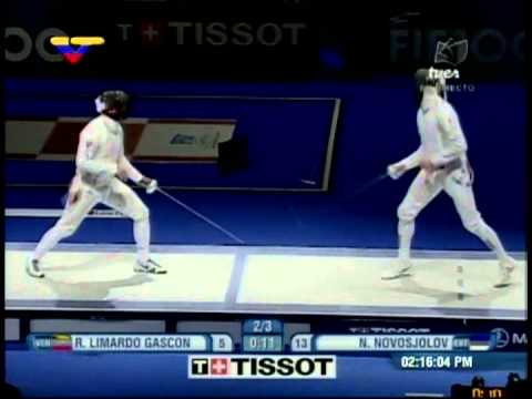 Limardo pierde en la final del Mundial de Esgrima 7-15 ante espadista de Estonia