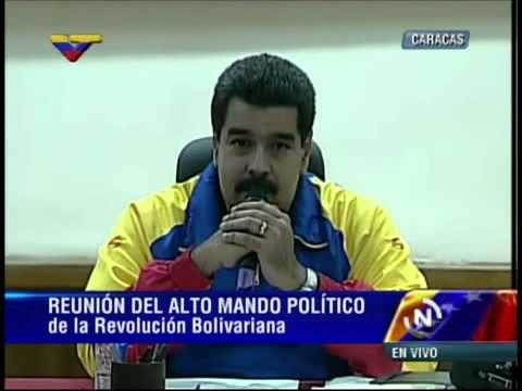 Reunión de Nicolás Maduro con el Alto Mando Político de la Revolución