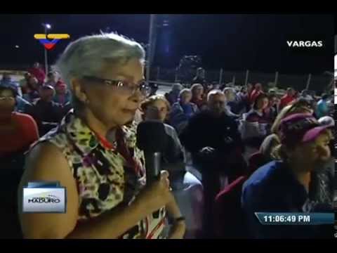 Iraida Vargas lee proclama de 132 intelectuales rechazando decreto de Obama