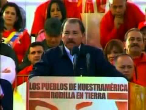 Discurso de Daniel Ortega este 10 de enero de 2013 en la juramentación del pueblo con Chávez