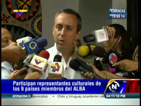 Ministro Fidel Barbarito tras reunión de ministros de Cultura del Alba