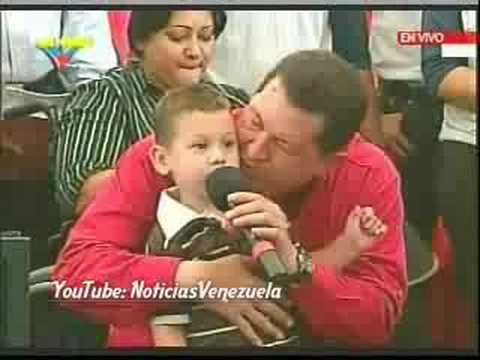 Chávez y el niño de la galleta