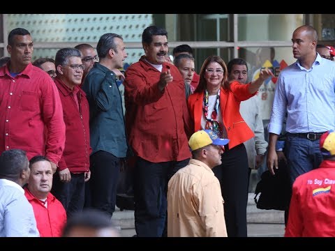 Discurso de Nicolás Maduro en la plaza Diego Ibarra tras inscribirse como candidato presidencial