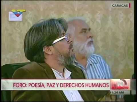 Foro &quot;Poesía, Paz y Derecho Humanos&quot; en la Casa Amarilla, 28 de junio 2016