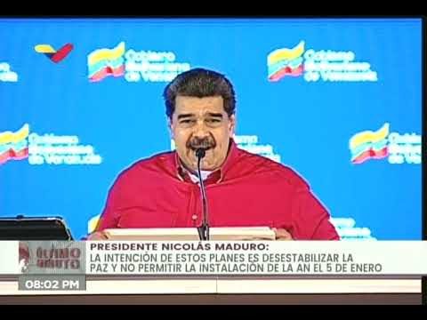 Maduro: Ofrecen 500 mil dólares de recompensa por agentes que planifican atentados en Venezuela