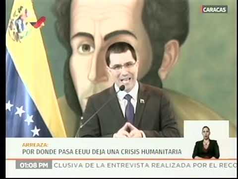 Jorge Arreaza tras firma de orden ejecutiva de Trump contra Venezuela, 6 agosto 2019