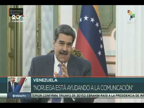 Entrevista completa a Nicolás Maduro en Bloomberg (periodista Erik Schatzker), junio 2021