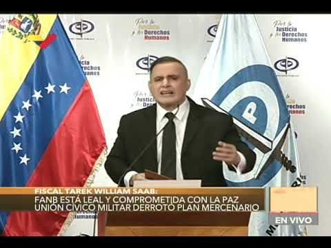 Tarek William Saab, Fiscal General de Venezuela, sobre incursión de paramilitares en La Guaira