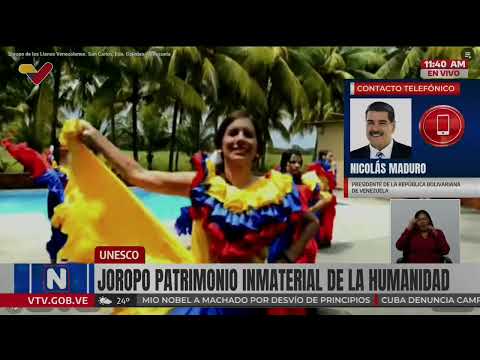 Maduro sobre la declaratoria del Joropo como Patrimonio de la Humanidad por Unesco, 9 diciembre 2025