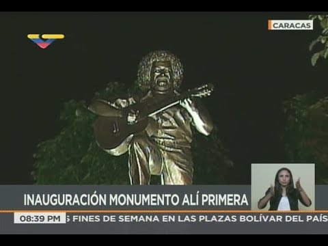 Inauguran monumento a Alí Primera en el kilómetro 0 de la Autopista Valle Coche