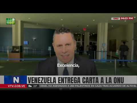 Samuel Moncada entrega carta al Secretario General de la ONU respondiendo a &quot;llamado a distensión&quot;