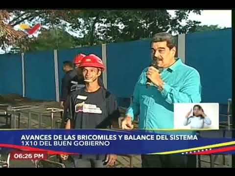Maduro muestra recuperación de escuelas y liceos en Valles del Tuy gracias a Bricomiles y 1x10