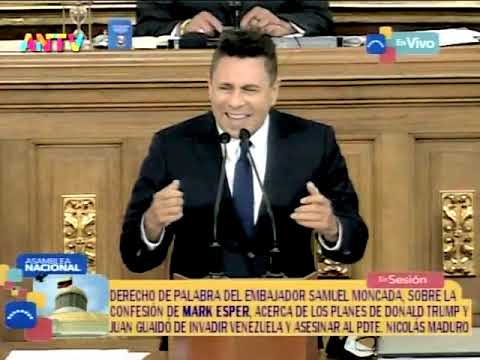 Samuel Moncada, discurso completo en la Asamblea Nacional de Venezuela este 26 mayo 2022