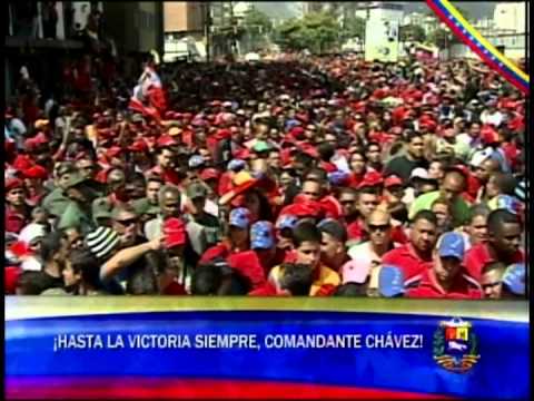 Cortejo Fúnebre del Presidente Hugo Chávez (6 de marzo), Parte 4