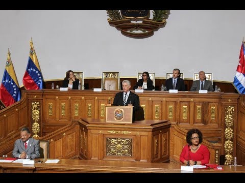 Discurso del Presidente de Cuba, Miguel Díaz-Canel, en la ANC de Venezuela