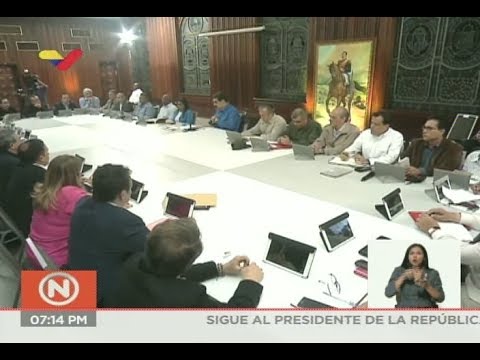Reunión del Presidente Nicolás Maduro con gobernadores en el Palacio Blanco, 6 septiembre 2019
