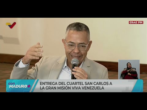 Maduro entrega el Cuartel San Carlos a la Gran Misión Viva Venezuela Mi Patria Querida