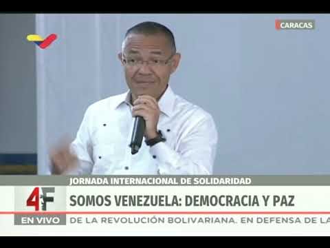 Ernesto Villegas desde Tribuna Antiimperialista este 4 Febrero 2019, Plaza Bolívar