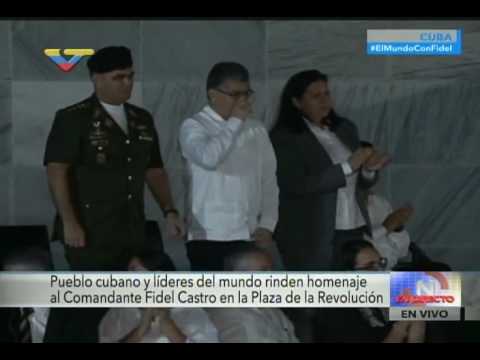 Discurso de Nicolás Maduro en el homenaje a Fidel Castro tras su fallecimiento