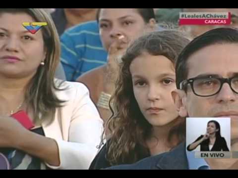 El discurso de María Gabriela a tres años de la siembra de Hugo Chávez